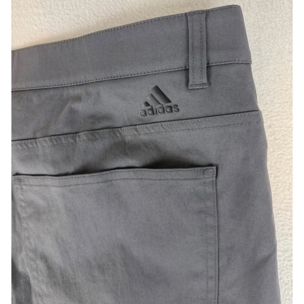 Adidas Golf Pants Mens 38/30 Grey Ultimate365 5-Pocket Athletic Trousers